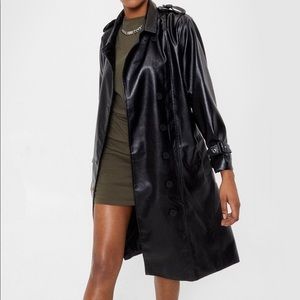 Leather Trench Coat